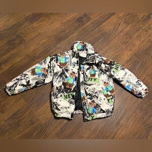 Unisex Ski/Snowboarding Jacket with Bear Design in XL